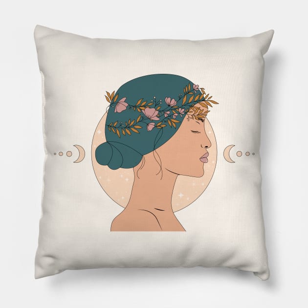 Moon Gazing Pillow by TheOptimist