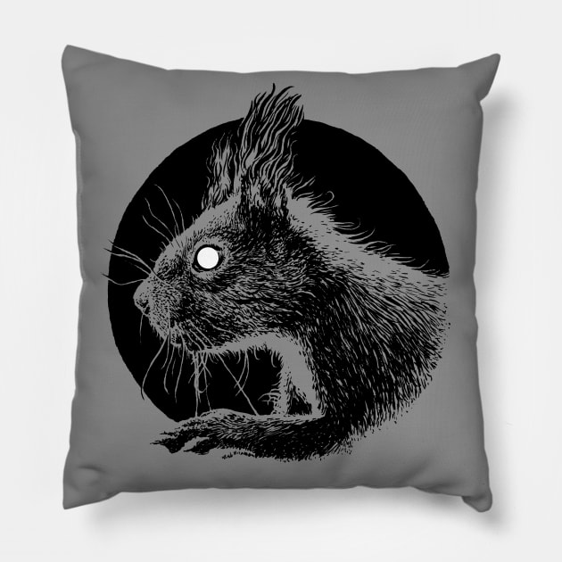 Squirrel Pillow by vvilczy