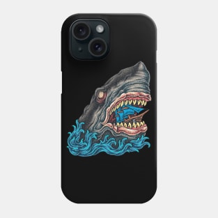 Shark Old School Tattoo Phone Case