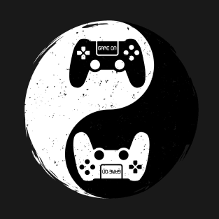 Yin Yang Symbol Gamer Gift Video Game T-Shirt