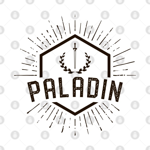 Paladin Player Class - Paladins Dungeons Crawler and Dragons Slayer Tabletop RPG Addict by pixeptional