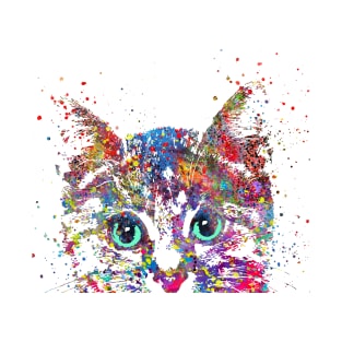 Peeking cat T-Shirt