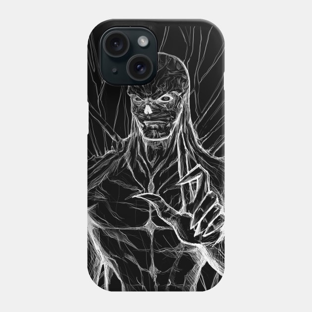 the hellfire vecna monster in dark universe Phone Case by jorge_lebeau