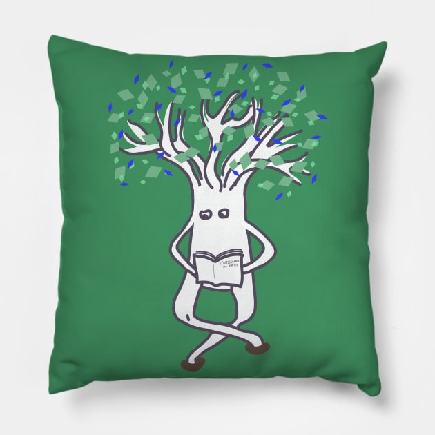 plant intelligence Pillow by GribouilleTherapie