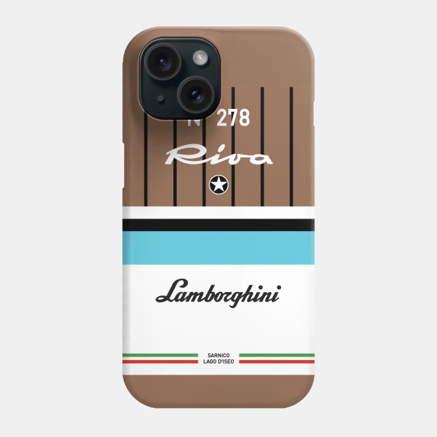 Riva Aquarama 278 Lamborghini Riviera Phone Case by PB Mary