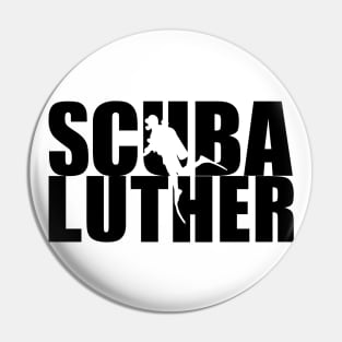 Scuba Luther Pin