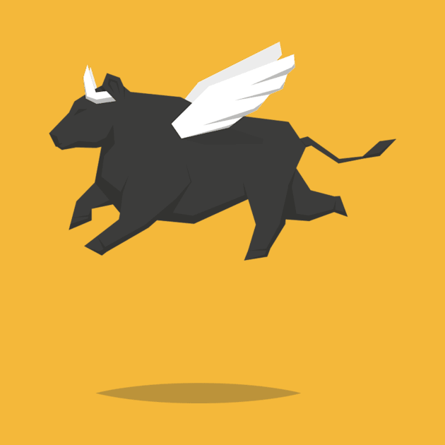 winged bull by jhurtado