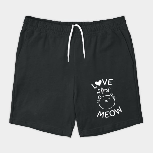 Love at first Meow funny cat lover quote by Darksavage