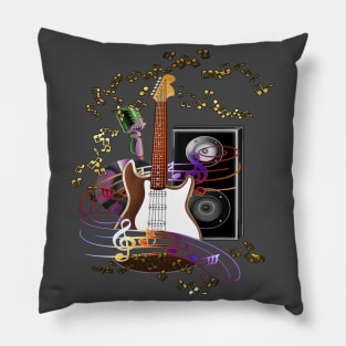 Guitar Musically Pillow