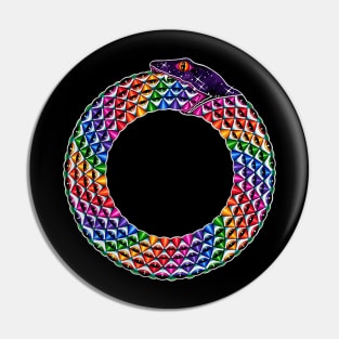 Whirled Ouroboros Pin