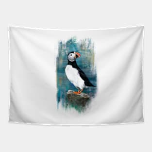 Summer Puffin Tapestry