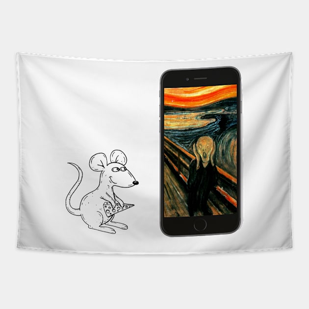 The Scream Tapestry by metlitskiy