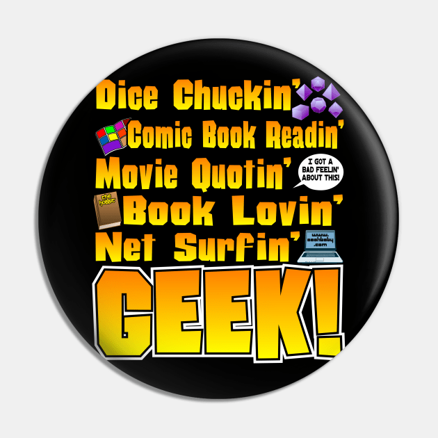 Dice Chuckin' Geeks Pin by Dean_Stahl