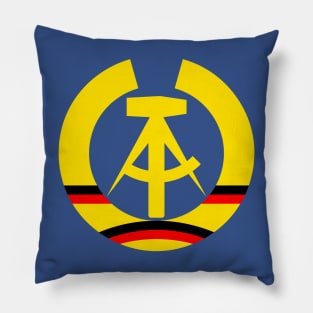 DDR coat of arms stylized Pillow