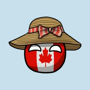 Canada Sunhat Summer Countryball T-Shirt