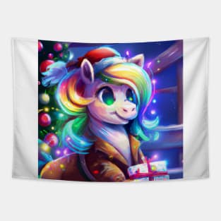 Cute Horse Drawing Tapestry