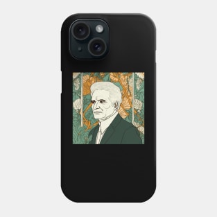 Jacques Derrida drawing Phone Case