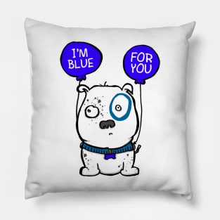 Blue Pooch Pillow