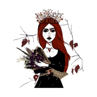 Autumn Goddess, Autumn Girl, Samhain T-Shirt