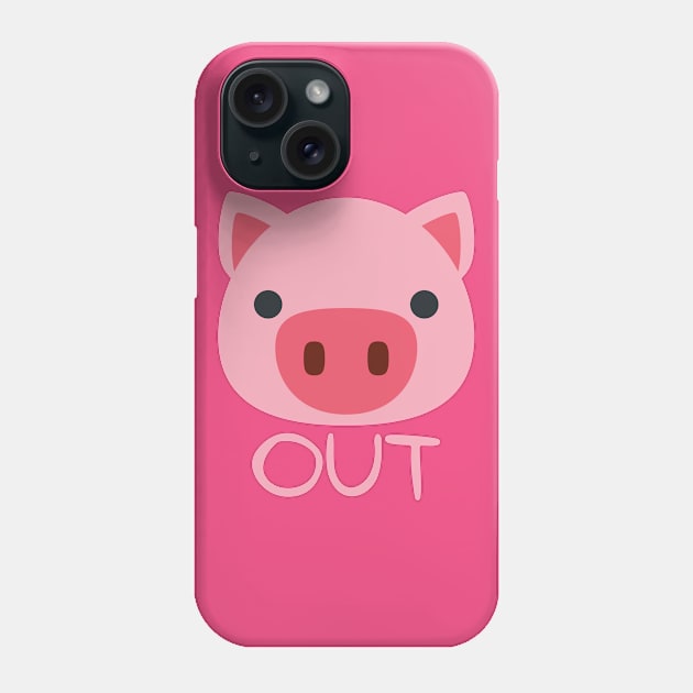 Pig Out Phone Case by Amanda Rountree & Friends