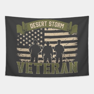 Desert Storm Veteran T-shirt Tapestry