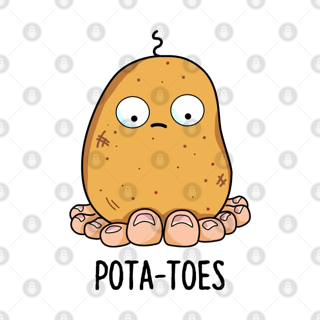 Potatoes Cute Potato With Toes Pun by punnybone