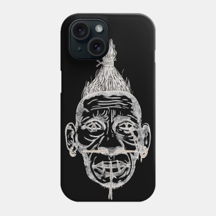 Shrunken Head Macabre Art Phone Case