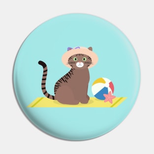 Summertime Cat Pin