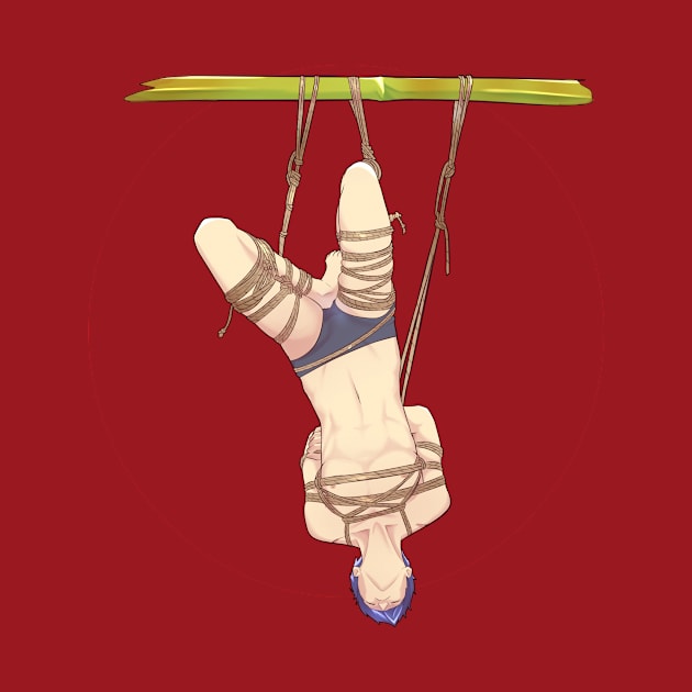 Manga boy in Shibari Suspension by ShibariZone