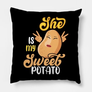 She is my sweet potato Pillow