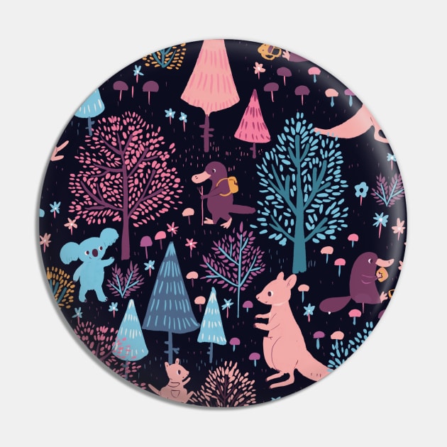 Aussie Pin by Petit Faon Prints