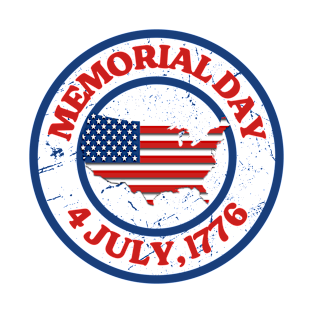 Honor Heroes. Remember History. Memorial Day Logo T-Shirt