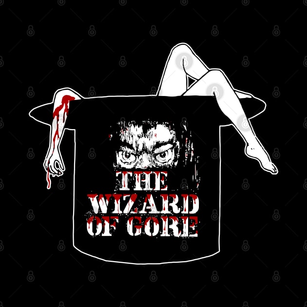 The Wizard of Gore Retro Cult Classic Horror Fan Art by darklordpug