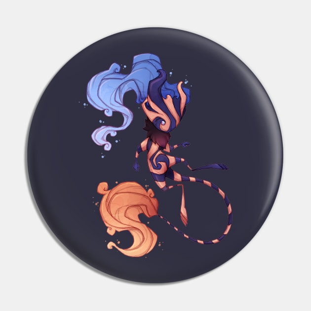 Real Monsters: Bipolar Pin by zestydoesthings