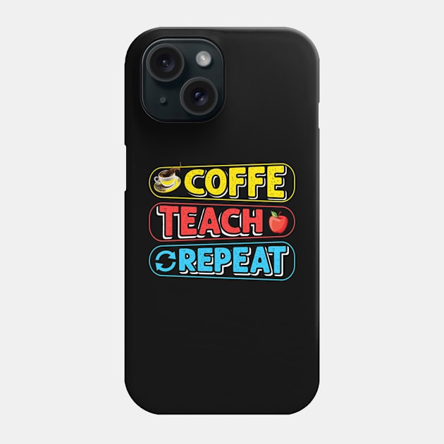 Are You Brewing Coffee For Me - Coffee Teach Reapeat Phone Case by engmaidlao