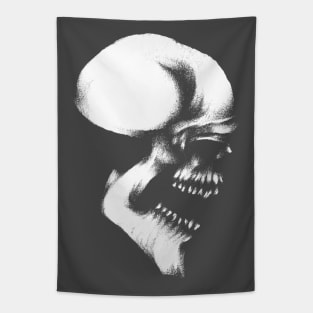 Sketch Devil Skull Tattoo Style Design Drawing Art Graphic Tapestry