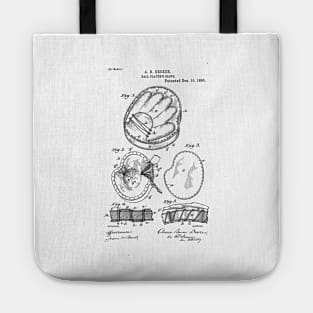 Baseball Glove Patent Drawing Tote