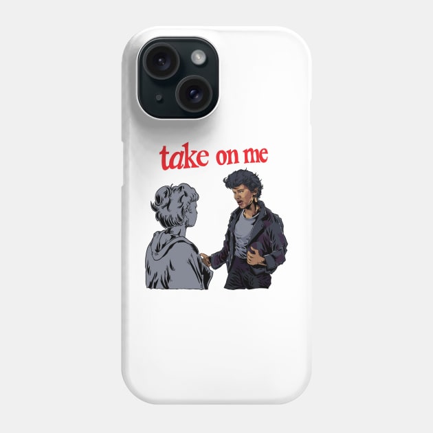 Take on me Phone Case by G00DST0RE