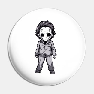 Michael Myers Chibi Style Pin