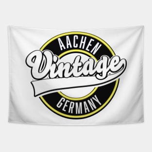 Aachen Germany vintage style logo Tapestry