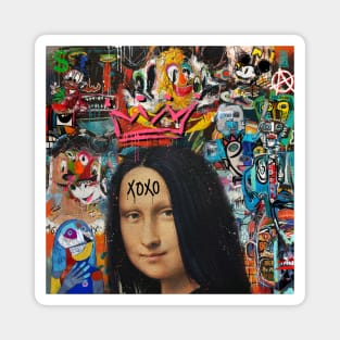 Mona Lisa pop art Magnet