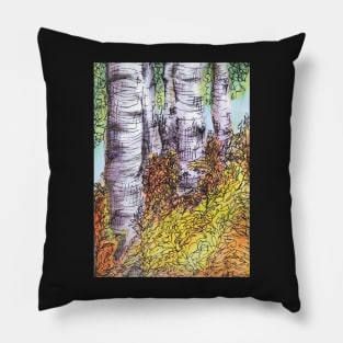 Birch Trees Pillow