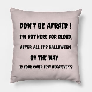 Halloween Covid Pillow