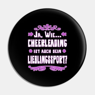 Cheerleading Pin