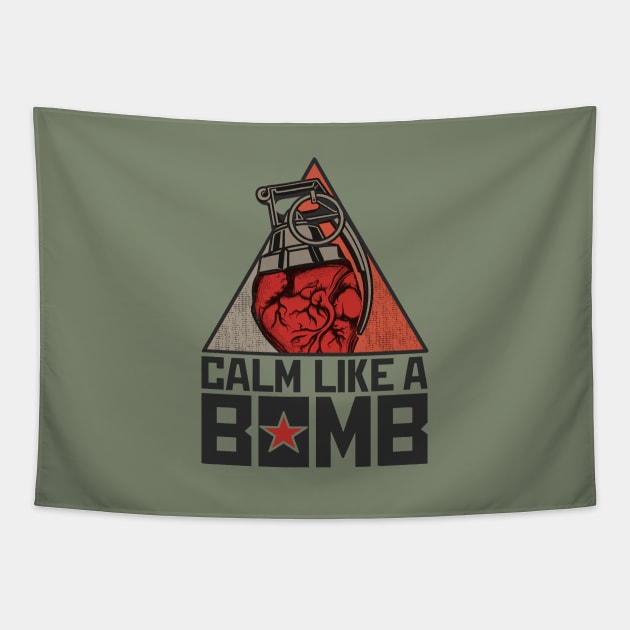 Calm Like a Bomb Tapestry by RepubliRock