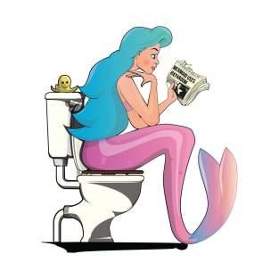 Mermaid on the Toilet T-Shirt