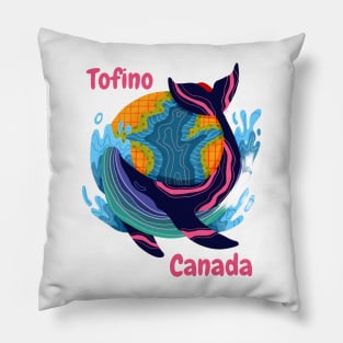 Tofino Canada Humpback Whale Pillow