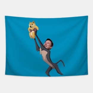 Elon Doge Tapestry