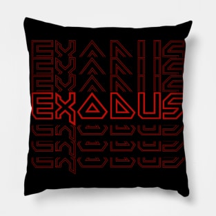 IRON TEXT || EXODUS Pillow