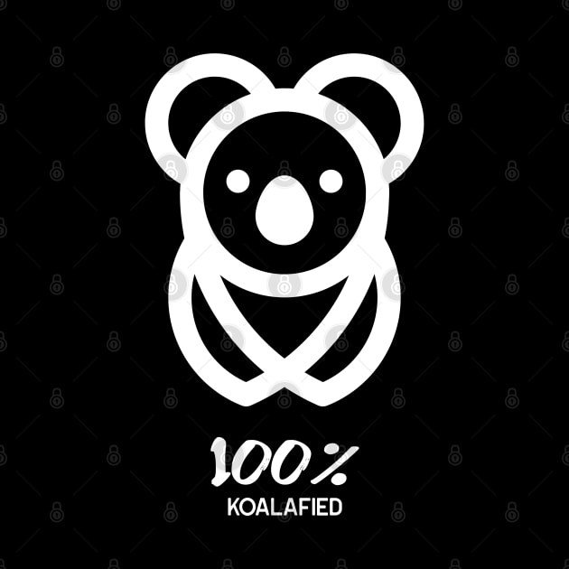 100 % Koalafied - Cute Koala Bear Design by All About Nerds